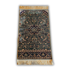 Çiçek Bahçesi Desenli Kalın Dokuma Seccade